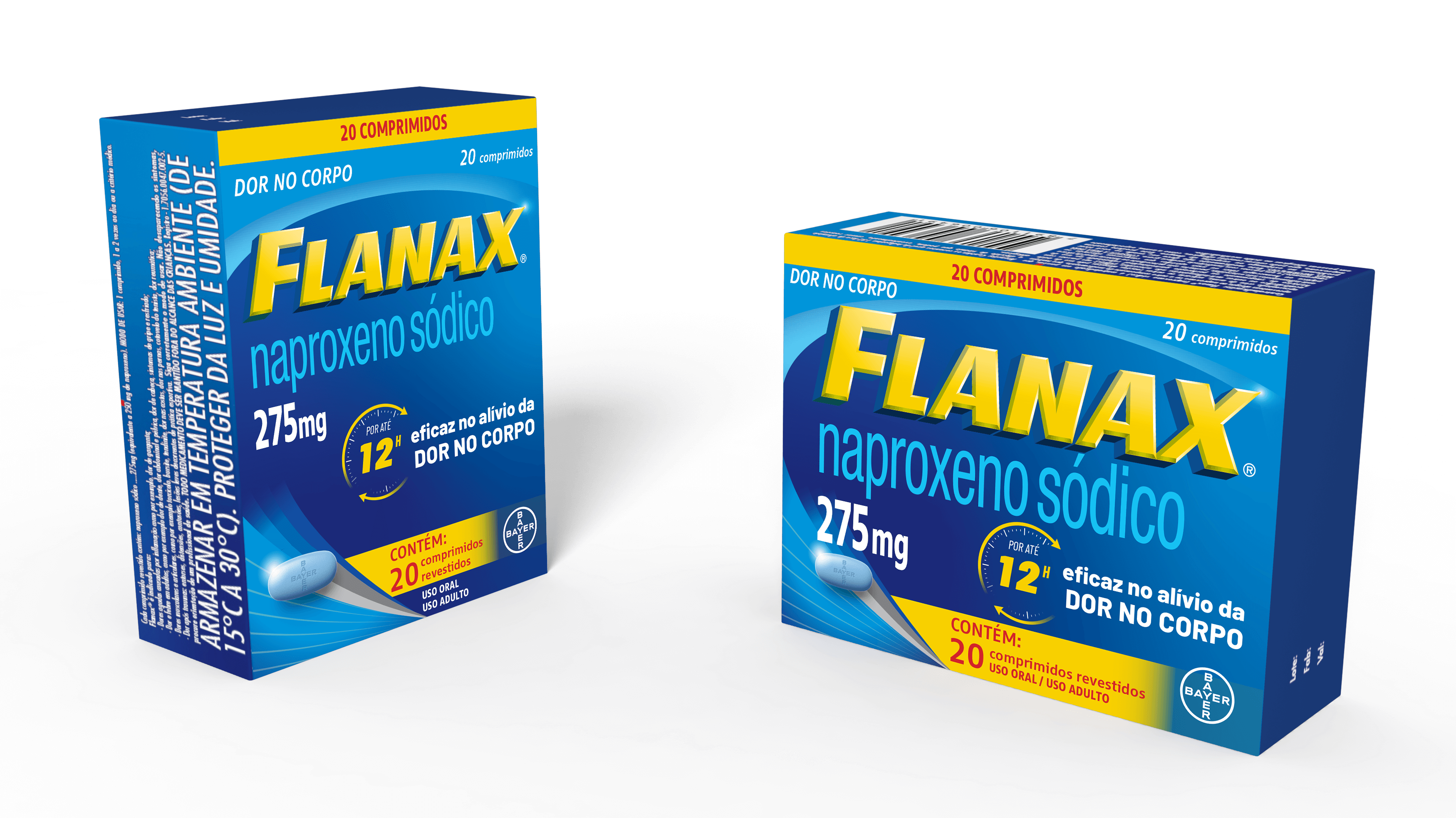 Embalagem do produto Flanax® 275mg 20 comprimidos